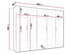 Garderobeskab Hartford 515 (Hvid)