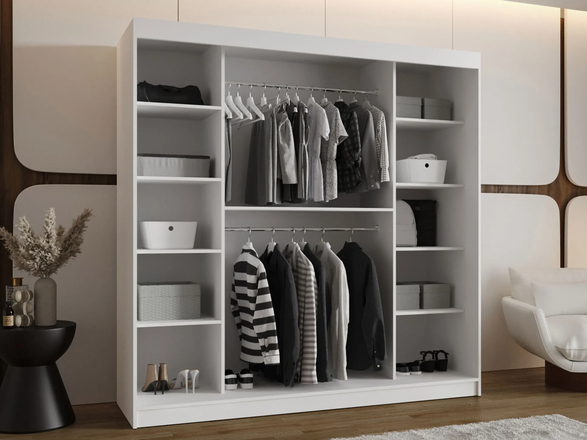 Garderobeskab Hartford 499 (Hvid)