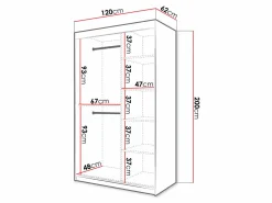 Garderobeskab Hartford 401 (Hvid)