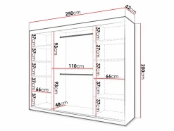 Garderobeskab Hartford 339 (Hvid)