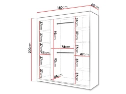 Garderobeskab Hartford 578 (Kashmir)