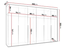 Garderobeskab Hartford 539 (Kashmir)