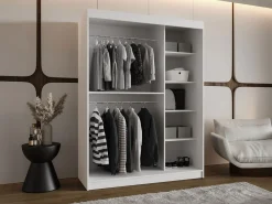 Garderobeskab Hartford 502 (Sort)