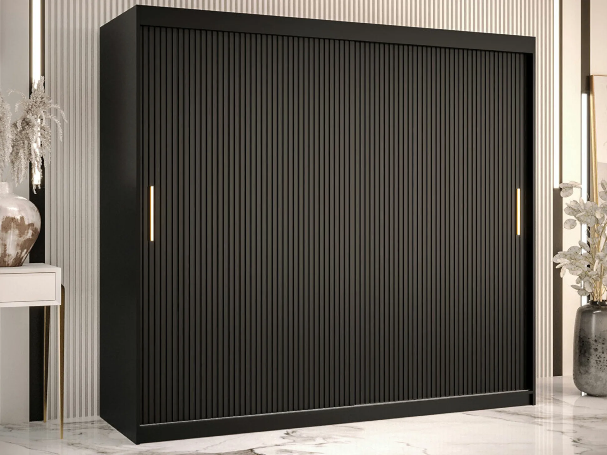 Garderobeskab Hartford 400 (Sort)