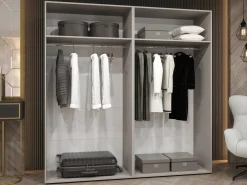 Garderobeskab Hartford 586 (Sort)