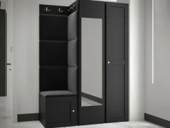 Garderobeskab Hartford 396 (Sort)