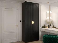 Garderobeskab Hartford 405 (Sort)