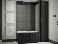 Garderobeskab Hartford 393 (Sort)