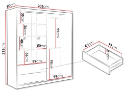 Garderobeskab Honolulu 246