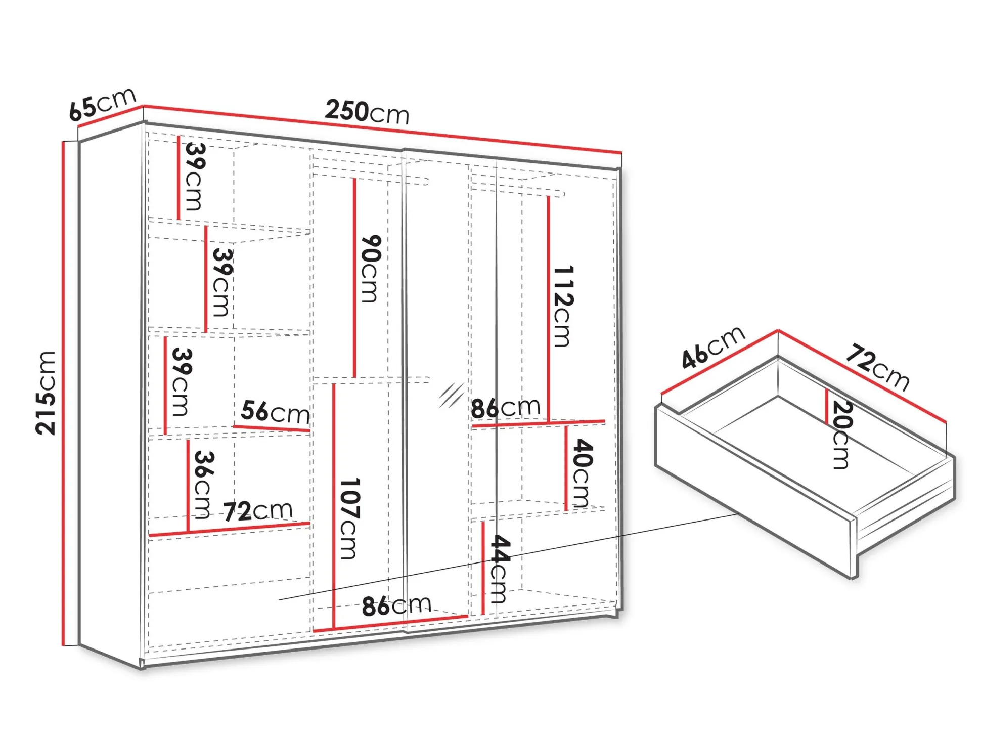 Garderobeskab Honolulu 268