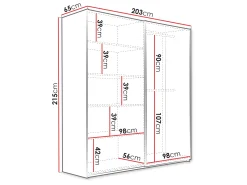 Garderobeskab Honolulu 267