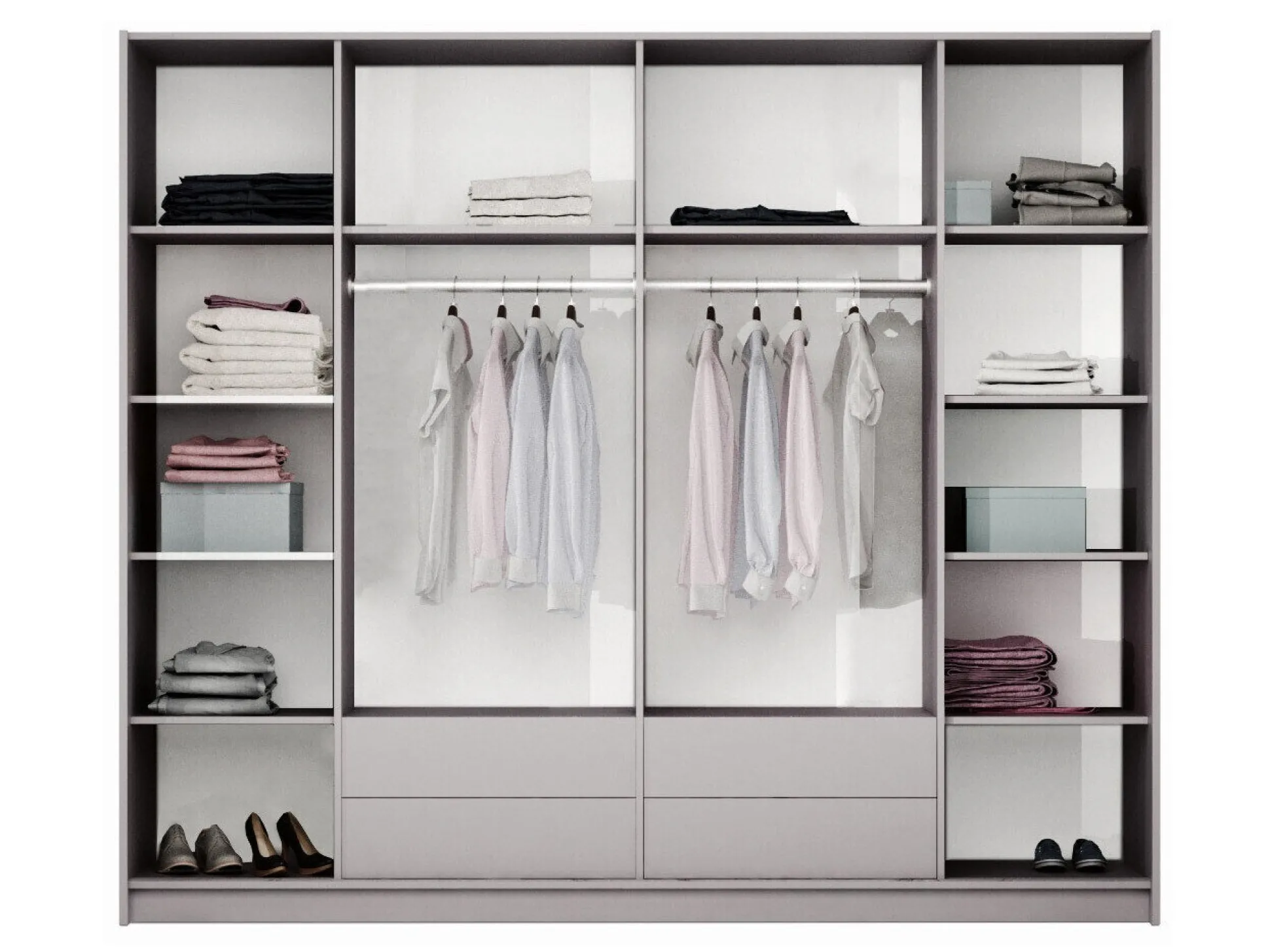 Garderobeskab Honolulu 121 (Hvid)