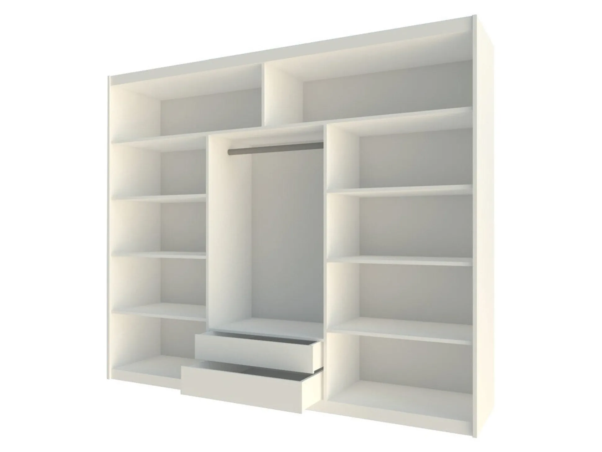 Garderobeskab Honolulu 107 (Hvid)