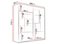 Garderobeskab Honolulu 273 (Kashmir)