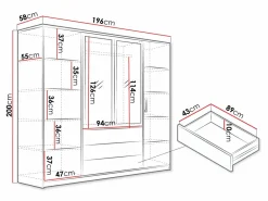 Garderobeskab Lombala 104