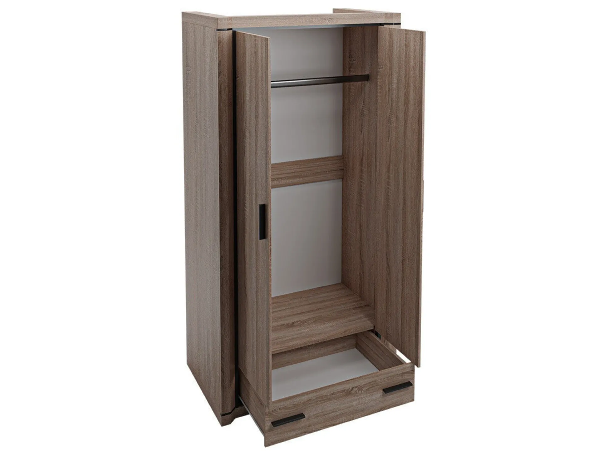 Garderobeskab Lorelie 118 (Trøffel egetræ)