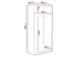 Garderobeskab Lunole 113 (Kashmir)