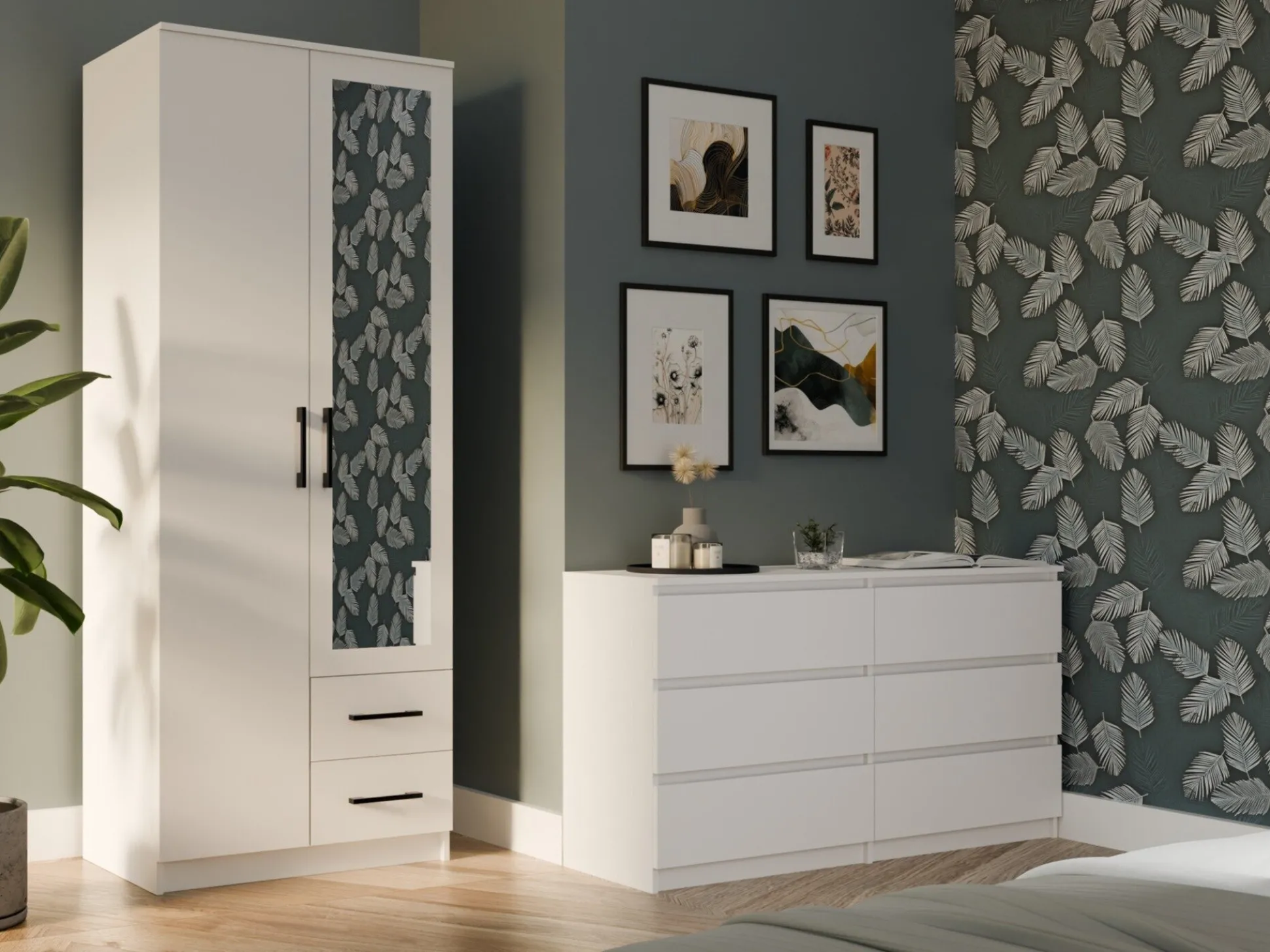 Garderobeskab Mandeville 247 (Hvid)