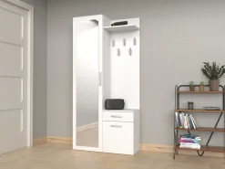 Garderobeskab Mandeville 127 (Mat hvid)