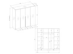 Garderobeskab Mandeville 320