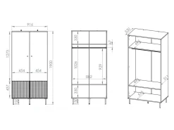 Garderobeskab Marmeli 100