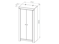 Garderobeskab Mavevare 101