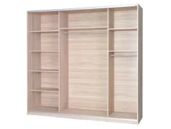 Garderobeskab Murrieta 150 (San remo eg + Grå)