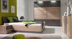 Garderobeskab Murrieta 150 (San remo eg + Grå)