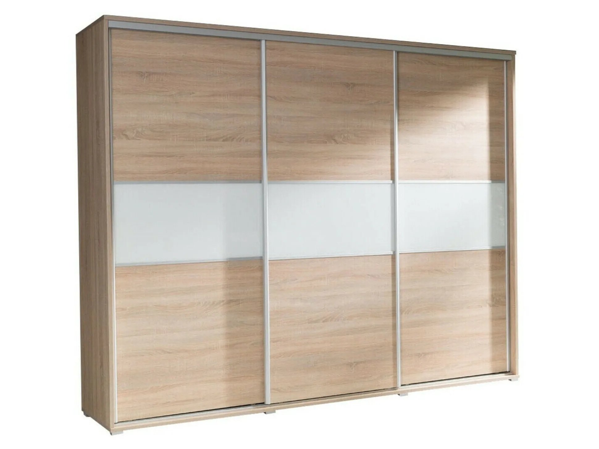 Garderobeskab Murrieta 132 (Sonoma eg + Hvid)