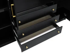 Garderobeskab Musum I (Sort + Gylden)