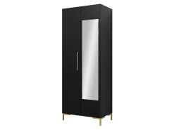 Garderobeskab Nomal I (Sort + Gylden)