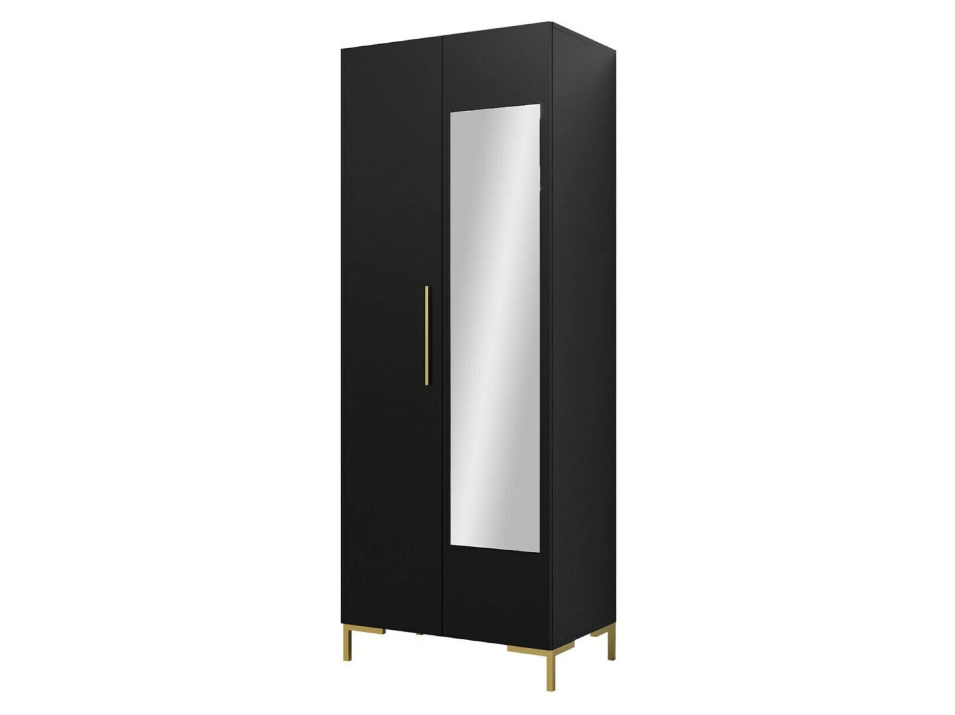 Garderobeskab Nomal I (Sort + Gylden)