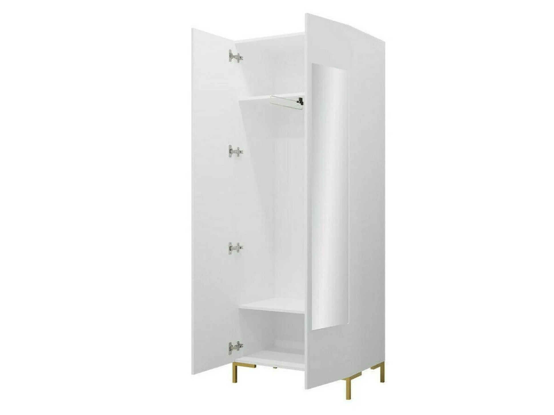 Garderobeskab Nomal I (Sort + Gylden)