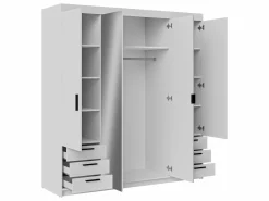 Garderobeskab Novduni 115 (Hvid)