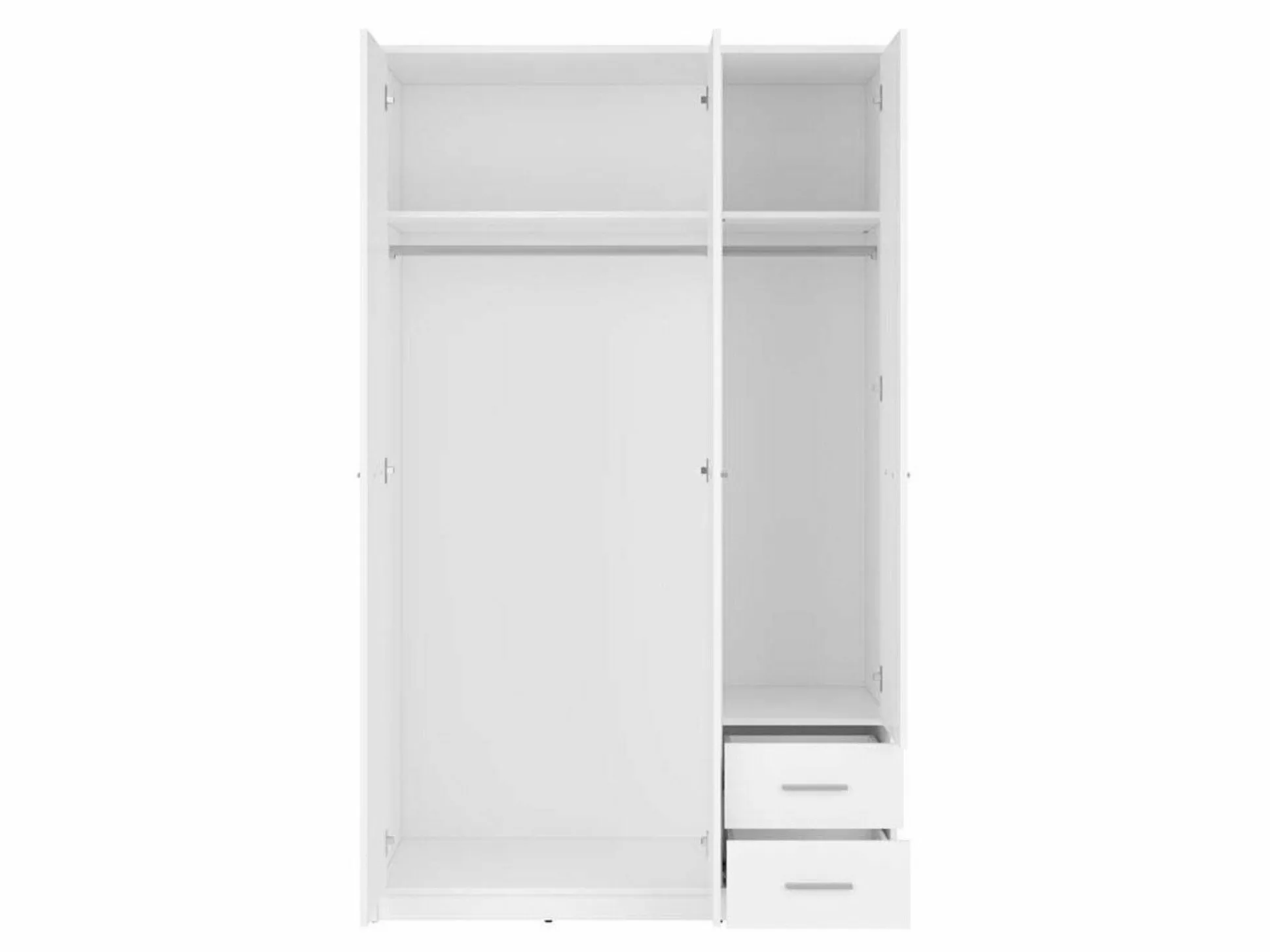 Garderobeskab Novsore 134 (Hvid)