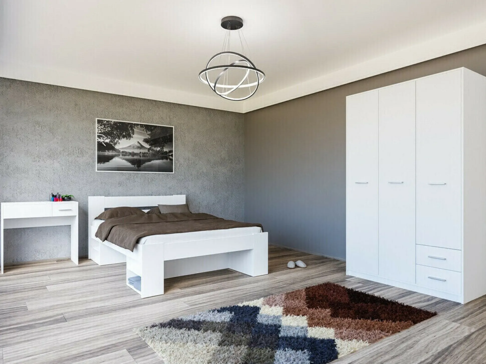 Garderobeskab Novsore 134 (Hvid)