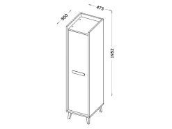 Garderobeskab Oderevu 101