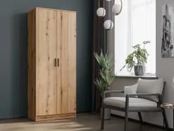 Garderobeskab Orlando 221 (Lys eg)