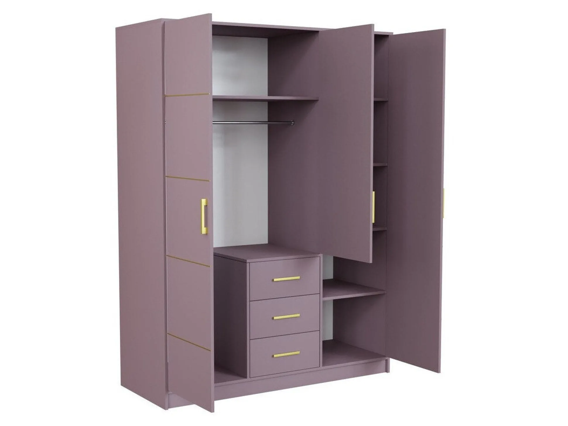 Garderobeskab Rosa (Lilla)