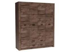 Garderobeskab Serfeno 116 (Mørk aske)