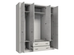 Garderobeskab Serfeno 116 (Mørk aske)