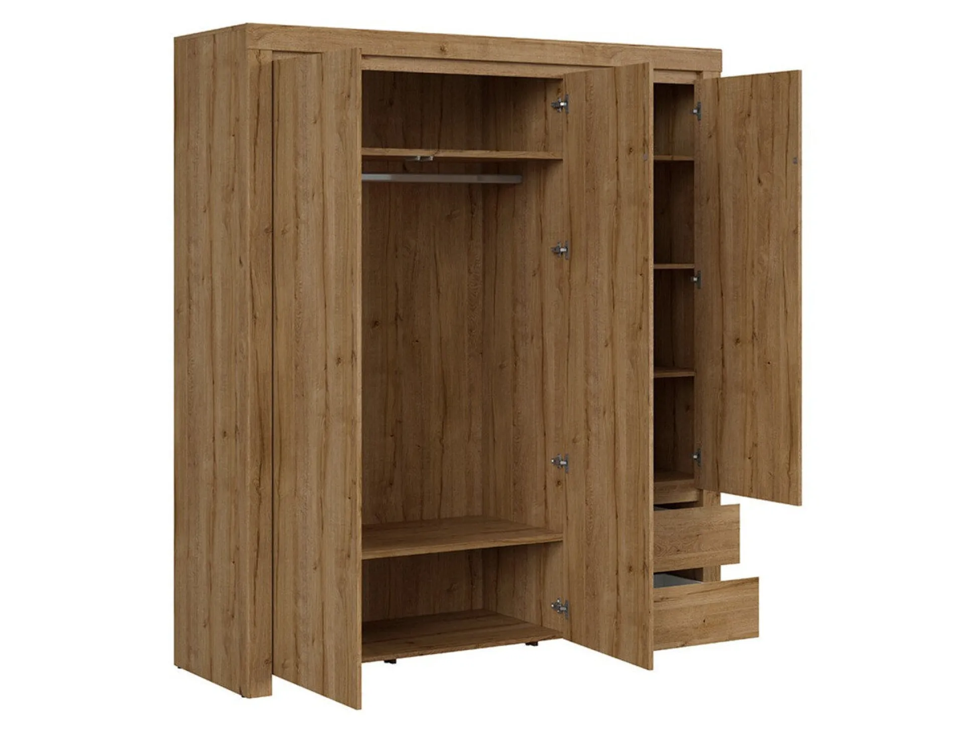 Garderobeskab Sonsoru 120 (Egetræ)