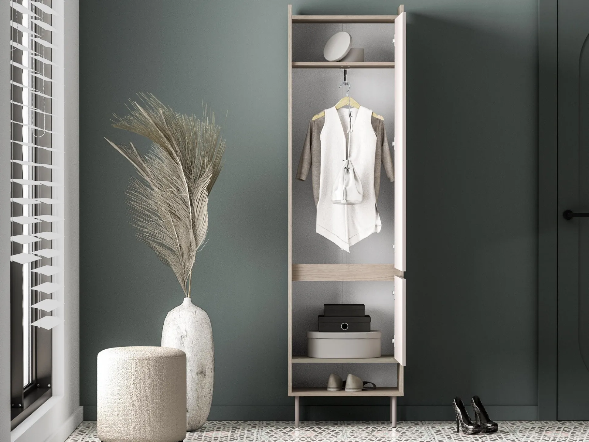 Garderobeskab Tivorlo 100