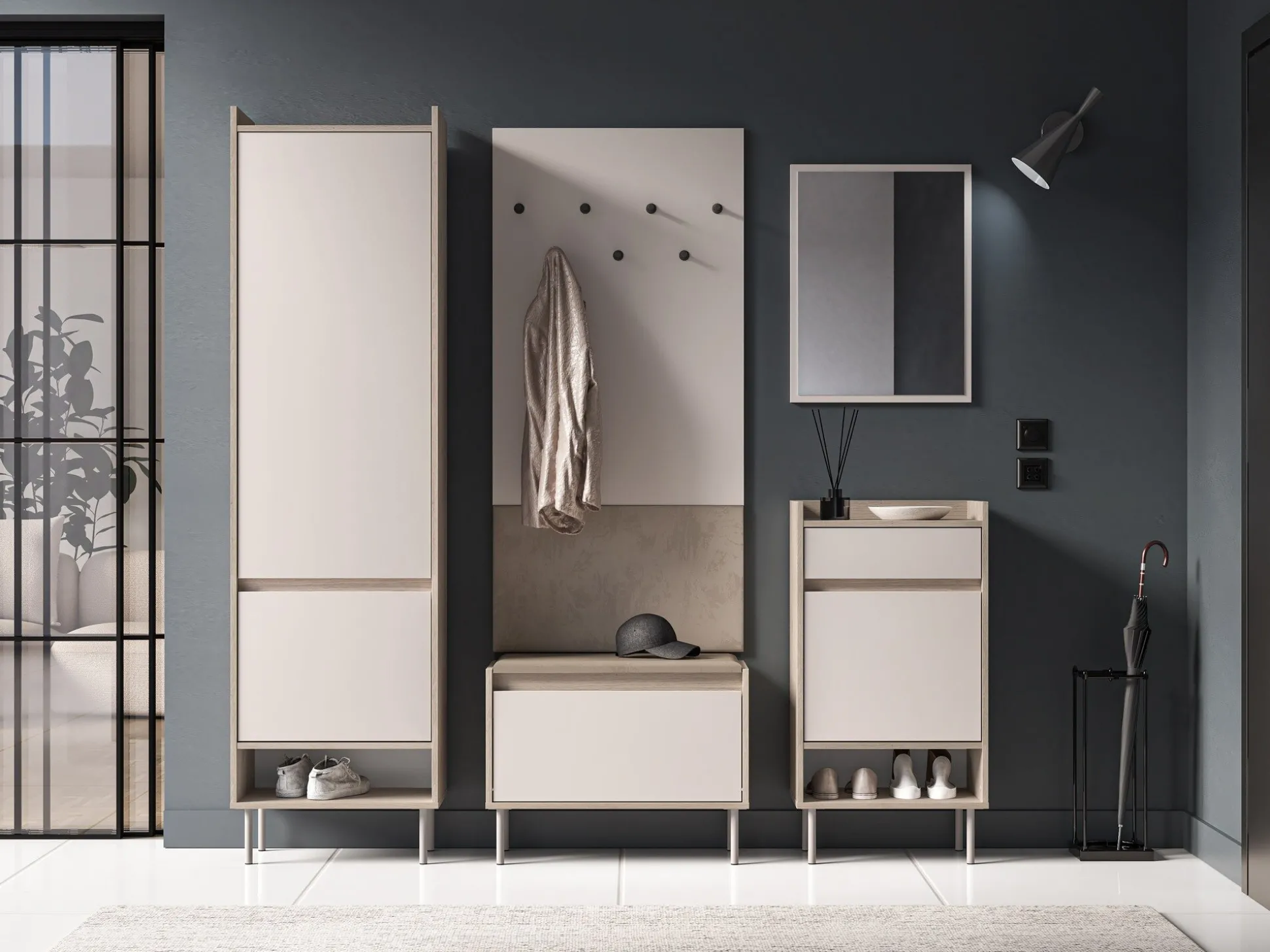 Garderobeskab Tivorlo 100