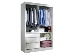 Garderobeskab Toledo 115 (Lefkas eg + Mat sort)