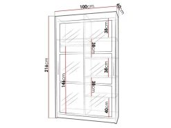 Garderobeskab Toledo 101 (Sonoma eg)