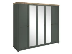 Garderobeskab Tolnue 116 (Mørkegrøn + Lefkas eg)