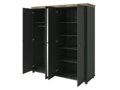 Garderobeskab Tolnue 115 (Mørkegrøn + Lefkas eg)