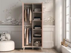 Garderobeskab Tortoli 101 (Lyserød)