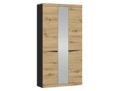 Garderobeskab Venlori 139 (Antracit + Artisan eg)